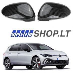 GOLF 8 Carbon veidrodėlių gaubtai